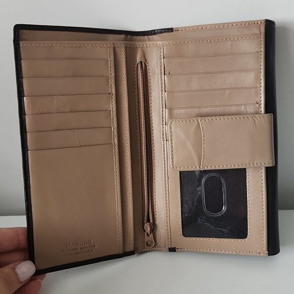 MANCINI | Leather wallet brown tan - Picture 5 of 7